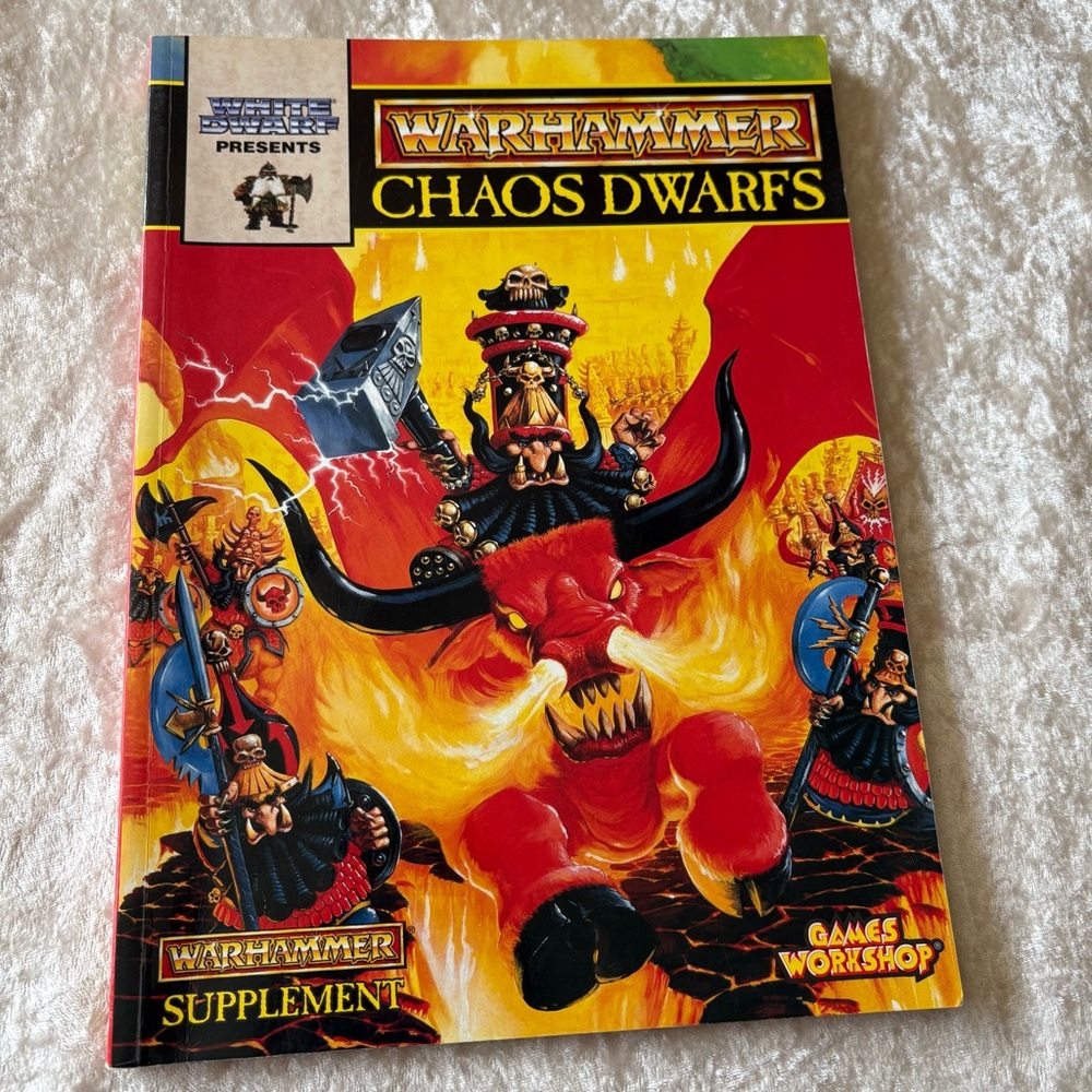 GUC Warhammer Chaos Dwarfs Supplement Book by Games Workshop RARE